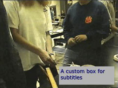 Boxed Subtitle