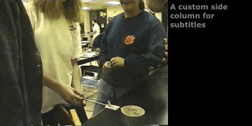 Subtitles on the Side